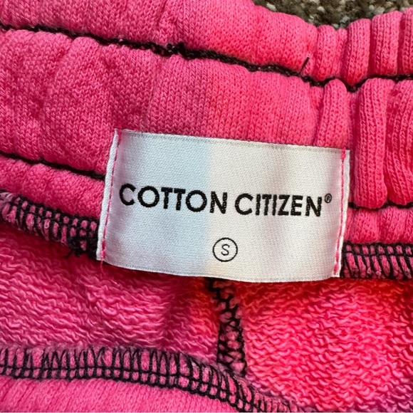 Cotton Citizen Vintage Wash Hot Pink Brooklyn Raw Hem Elastic Waist Short Small - Picture 5 of 12